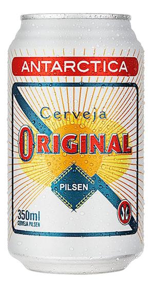 Imagem de Kit c/ 4 Cerveja Antarctica Original Pilsen lata 350ml