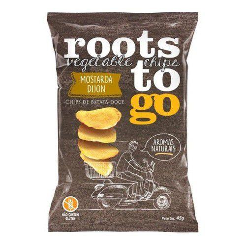 Imagem de Kit C/4 Chips De Batata Doce Mostarda Dijon 45g Roots To Go