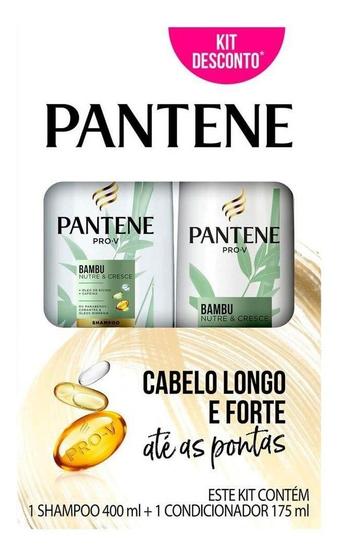 Imagem de Kit c/ 4 Conjunto Bambu Pantene Shampoo 400ml +