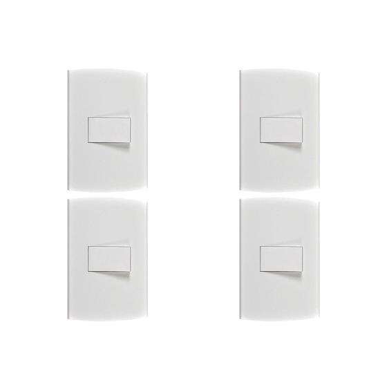 Imagem de Kit C/4 - Conjunto Peesa Alfa 1502B 1 Interruptor Paralel...