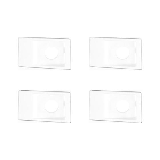 Imagem de Kit C/4 - Conjunto Pial Pop 4X2 Branco Com Placa (1Furo) ...