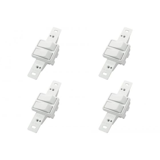 Imagem de Kit C/4 - Conjunto Radial Pollar 1901022 2 interruptores ...