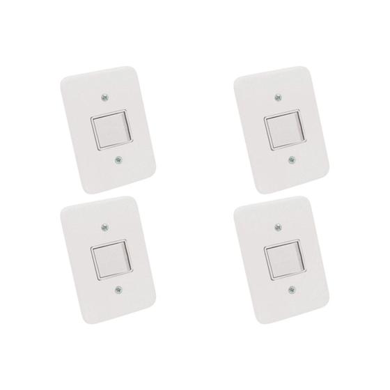 Imagem de Kit C/4 - Conjunto Radial Pollar 1901178 1 Interruptor Bi...