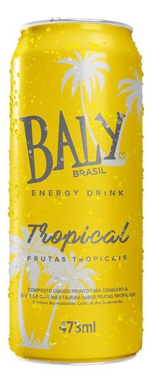 Imagem de Kit c/ 4 Energetico Tropical Baly Lata 473ml