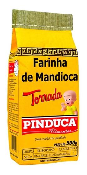 Imagem de Kit c/ 4 Farinha De Mandioca Torrada Pinduca 500g