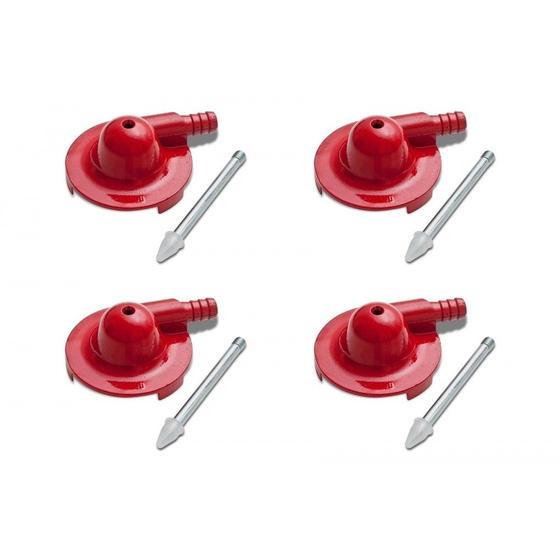 Imagem de Kit C/4 - Irrigador Fico Chuvisco Vermelho 0331