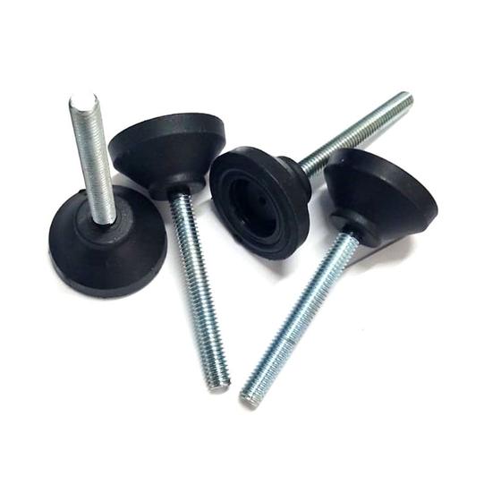 Imagem de Kit C/4 Manipulo Pézinho Macho 5/16 X 65mm de parafuso