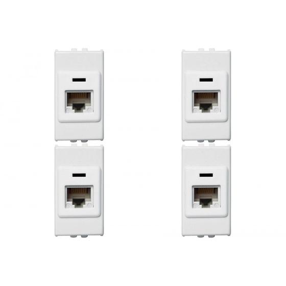 Imagem de Kit C/4 - Modulo Soprano Ilus (Rj45)   5Tg99002