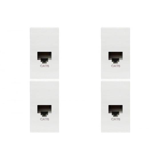 Imagem de Kit C/4 - Modulo Soprano Ilus (Rj45 Cat6) 5Tg99100