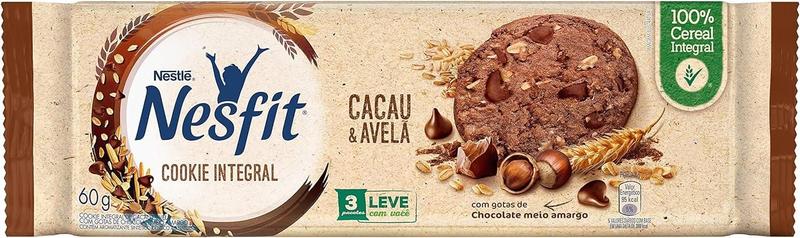 Imagem de Kit c/ 4 Nesfit Cookie Cacau E Avela 60g