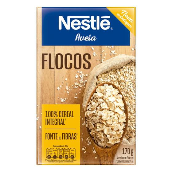 Imagem de Kit c/ 4 Nestle Aveia em Flocos 100% integral 170g