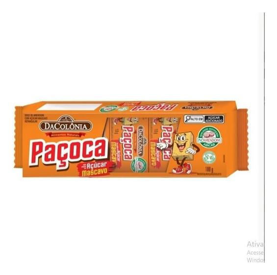 Imagem de Kit c/ 4 Pacoca Retangular Com Acucar Mascavo Dacolonia