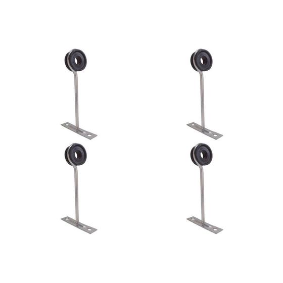 Imagem de Kit C/4 - Para-Raio Isolador Simples Com Chapa Encosto Dr...