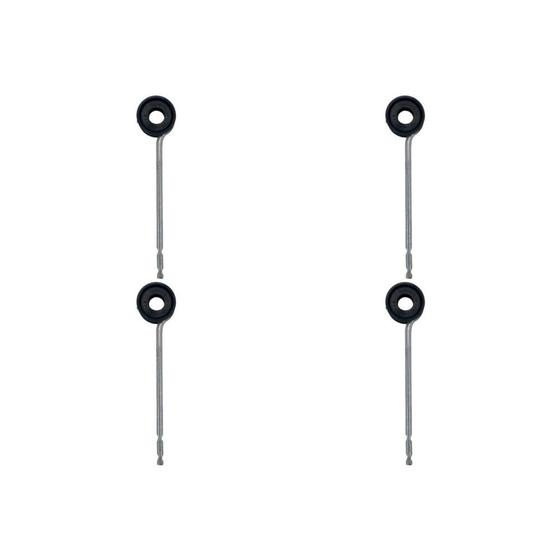 Imagem de Kit C/4 - Para-Raio Isolador Simples Com Grapa Para Chumbar