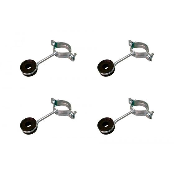 Imagem de Kit C/4 - Para-Raio Isolador Simples Para Mastro 2''1Descida