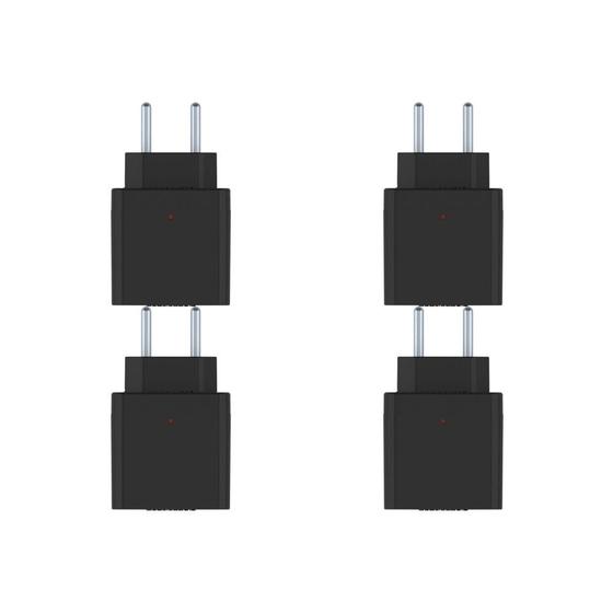 Imagem de Kit C/4 - Pino Protetor De Tensao Qualitronix 2 Polos 10A...