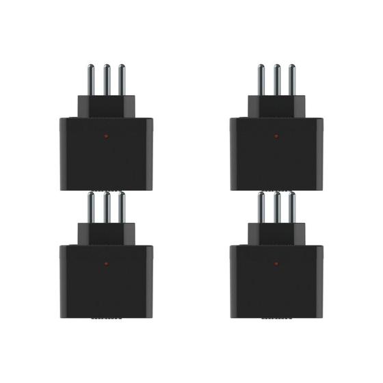Imagem de Kit C/4 - Pino Protetor De Tensao Qualitronix 2 Polos + T...