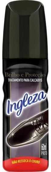 Imagem de Kit c/ 4 Polidor Liquido Para Calcados Preto Ingleza 60ml