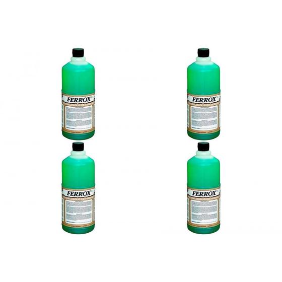 Imagem de Kit C/4 - Removedor Ferrugem Ferrox 1000 Ml