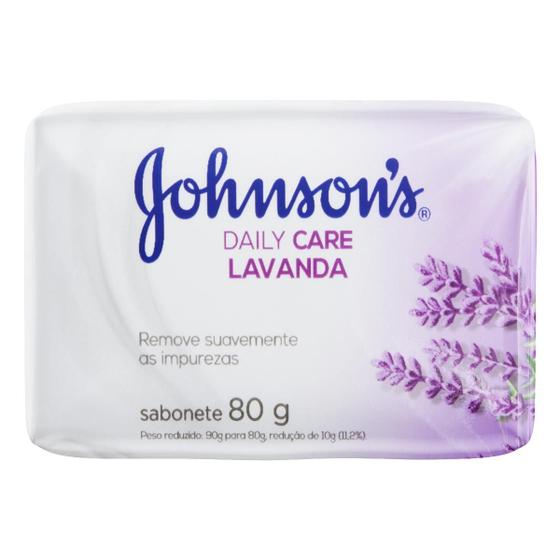 Imagem de Kit c/ 4 Sabonete Barra Lavanda, Johnson'S Lavanda 80g