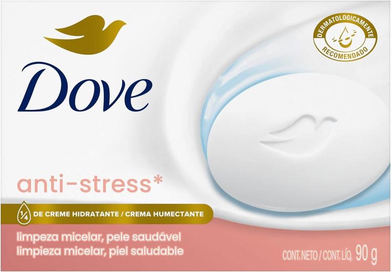 Imagem de Kit c/ 4 Sabonete em Barra Micelar Anti Stress, 90G, Dove