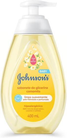 Imagem de Kit c/ 4 Sabonete Liquido Glicerina Camomila JOHNSONS