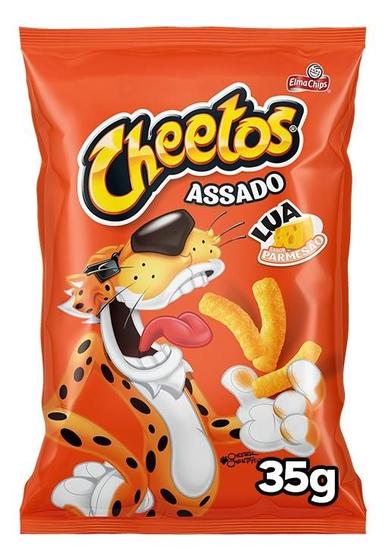Imagem de Kit c/ 4 Salgadinho Lua Parmesao Elma Chips Cheetos 35G