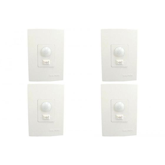 Imagem de Kit C/4 - Sensor De Presenca + Fotocelula Qualitronix Emb...