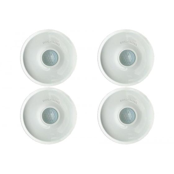 Imagem de Kit C/4 - Sensor Presenca Qualitronix Teto Emb/Sob 19M