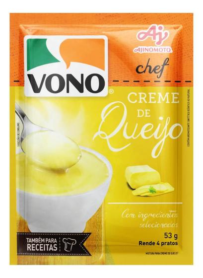 Imagem de Kit c/ 4 Sopa creme instantanea Vono creme Chef queijo 53g