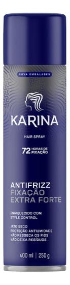 Imagem de Kit c/ 4 Spray Para Cabelos Karina Extra Forte 400ml