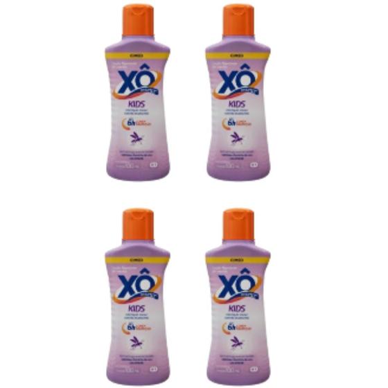 Imagem de Kit c/ 4x Loção Repelente Xô Inseto kids 100mL - Cimed