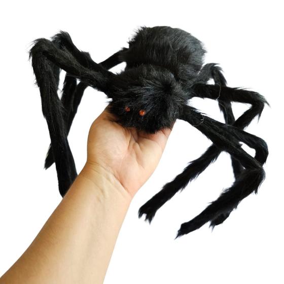 Imagem de kit c/5 Aranha Pelúcia 30cm Halloween decoração festa