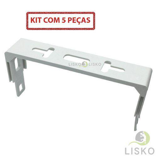 Imagem de Kit C/5 Bastidor Modular Plástico P/ Bloco M10 Engate Rápido
