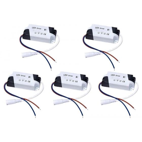 Imagem de Kit C/5 - Driver Reator Fonte para Led Com Conector 36W A...