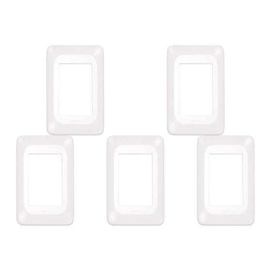 Imagem de Kit C/5 - Espelho Placa Pial Pop C/Suporte 4X2 3Int Lgp23...