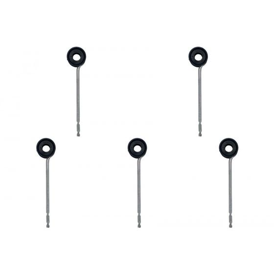 Imagem de Kit C/5 - Para-Raio Isolador Simples Com Grapa Para Chumbar
