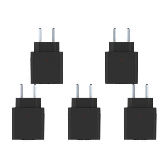 Imagem de Kit C/5 - Pino Protetor De Tensao Qualitronix 2 Polos 10A...