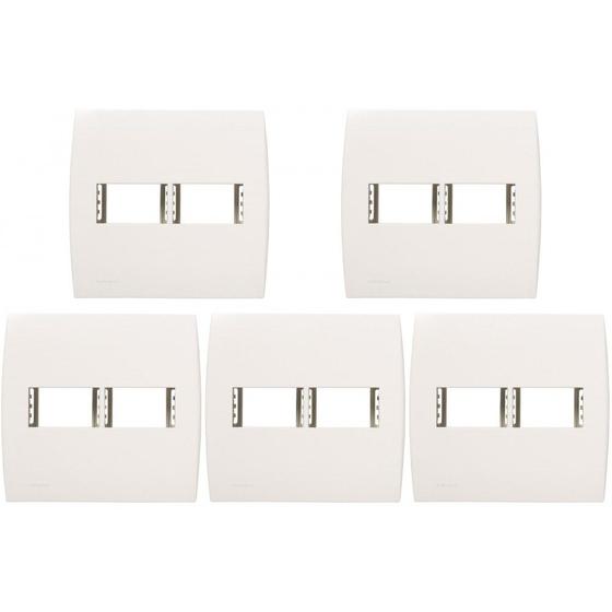 Imagem de Kit C/5 - Placa Soprano Ilus 4X4 (2 Modulos Horizontal)  ...