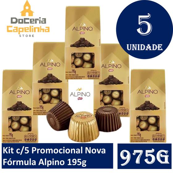 Imagem de Kit c/5 Promocional Nova Fórmula  Alpino 195g