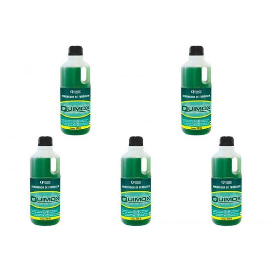 Imagem de Kit C/5 - Removedor De Ferrugem Quimox 500Ml