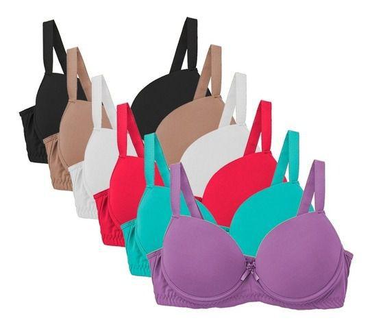 Kit C/ 5 Soutien Reforçado Sutia Bojo Mágic Alça Sustentacao Menor preço em Kit C/ 5 Soutien Reforçado Sutia Bojo Mágic Alça Sustentacao