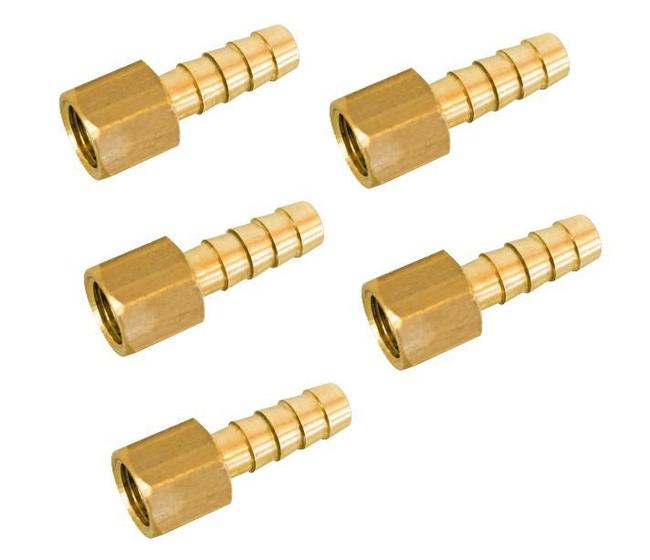 Imagem de Kit C/5x Terminal Espiga  37mm R. 1/4 Npt (e) X Bm 1/2