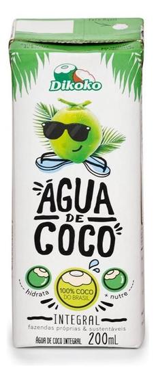 Imagem de Kit c/ 6 Agua De Coco Dikoko 100% Coco Integral 200ml