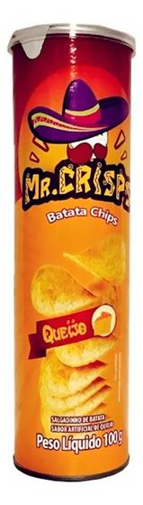 Imagem de Kit c/ 6 Batata Mr Crisps Queijo 100g