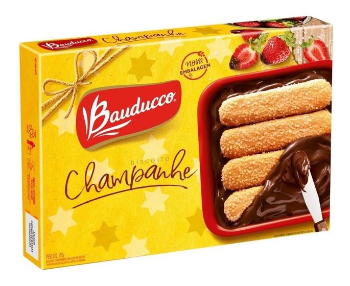 Imagem de Kit c/ 6 Biscoito Champanhe com Acucar Cristal Bauducco 150g