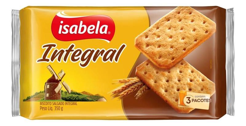 Imagem de Kit c/ 6 Biscoito Isabela de integral 350g