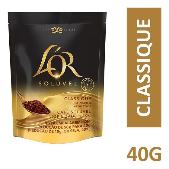 Imagem de Kit c/ 6 Cafe Lor Soluvel Classique Sache 40g