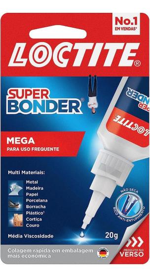 Imagem de Kit c/ 6 Cola Super Bonder Mega Dp 20g Loctite