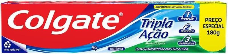 Imagem de Kit c/ 6 Colgate Creme Dental Tripla Acao 180G